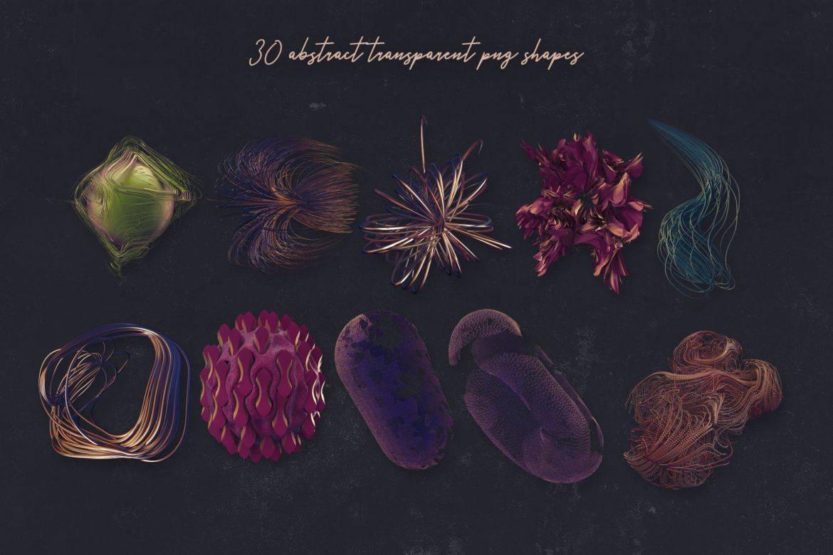 Free 3D Abstract Shapes 15 - view 6