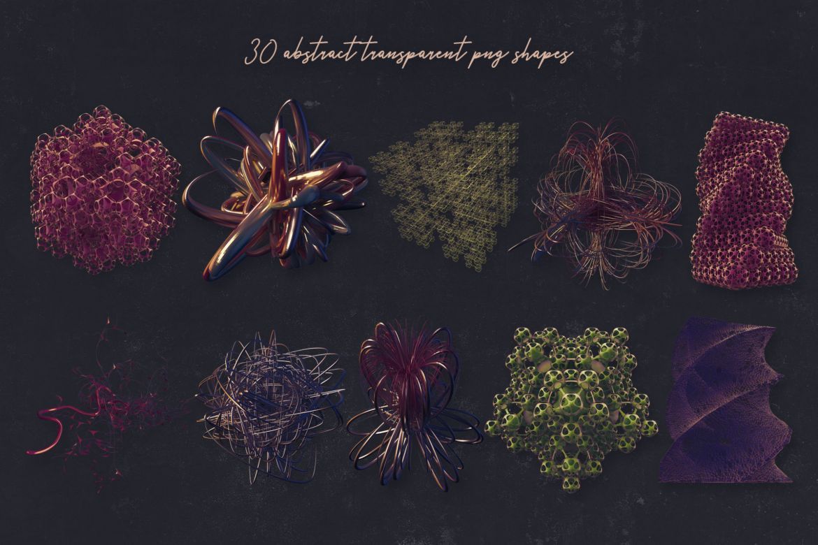 Free 3D Abstract Shapes 15 - view 7