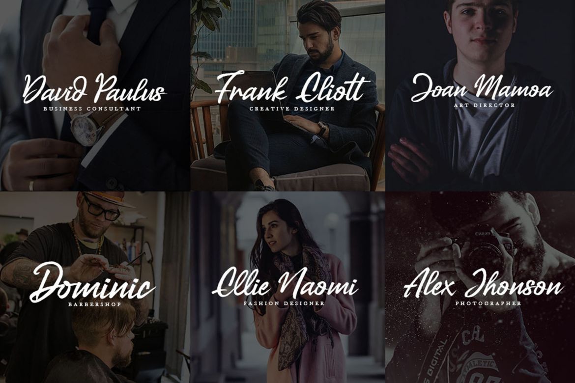 Bill Smith Handwritten Font - view 2