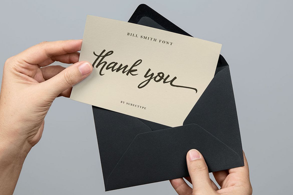 Bill Smith Handwritten Font - view 11