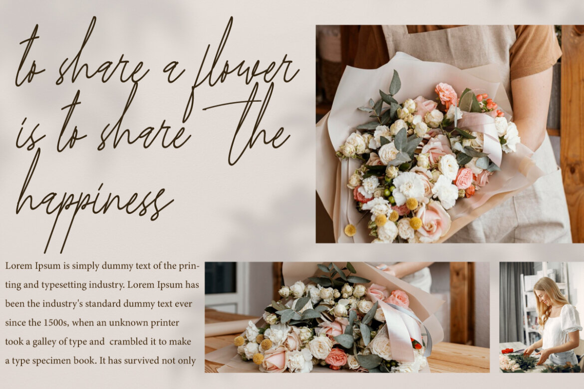 Kiona Rosebelle FREE Font - view 4