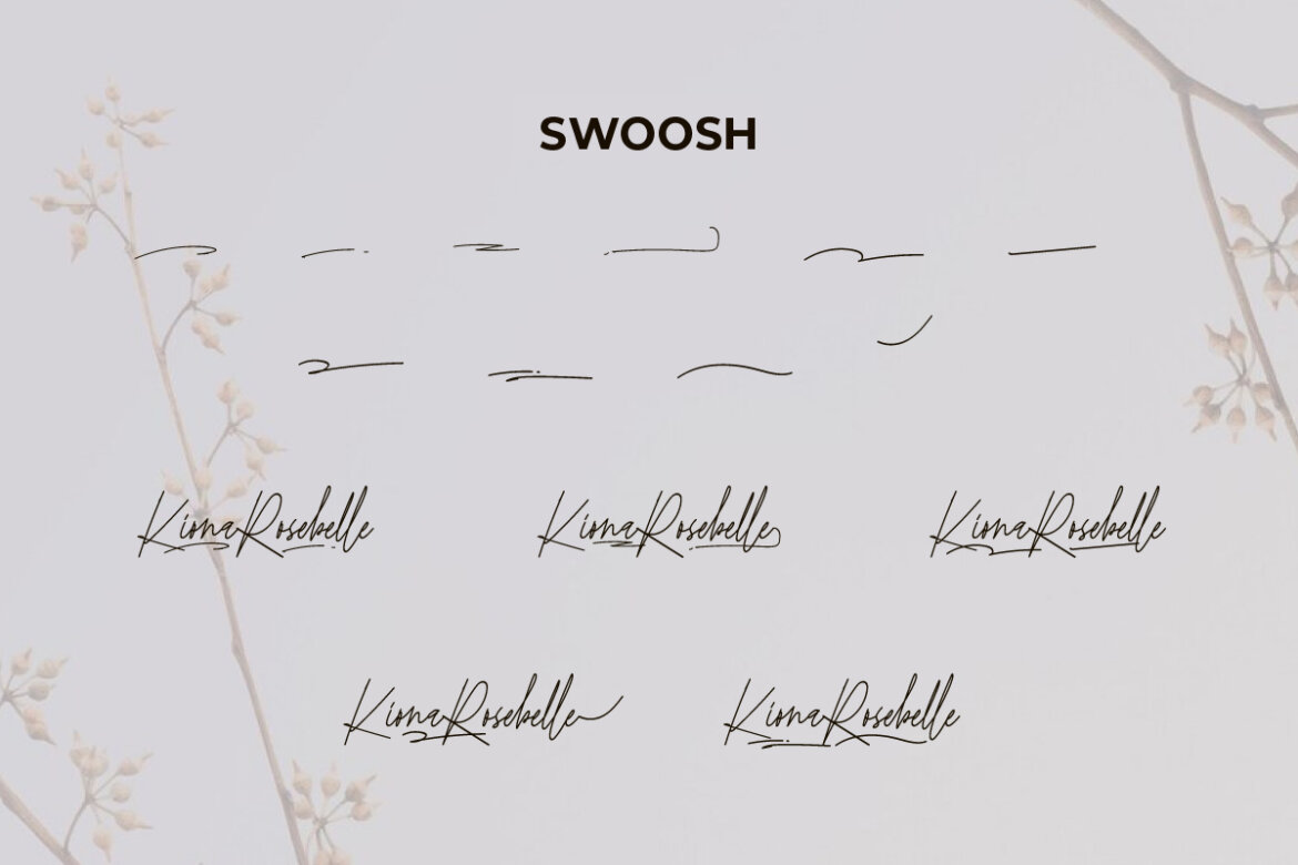 Kiona Rosebelle FREE Font - view 9