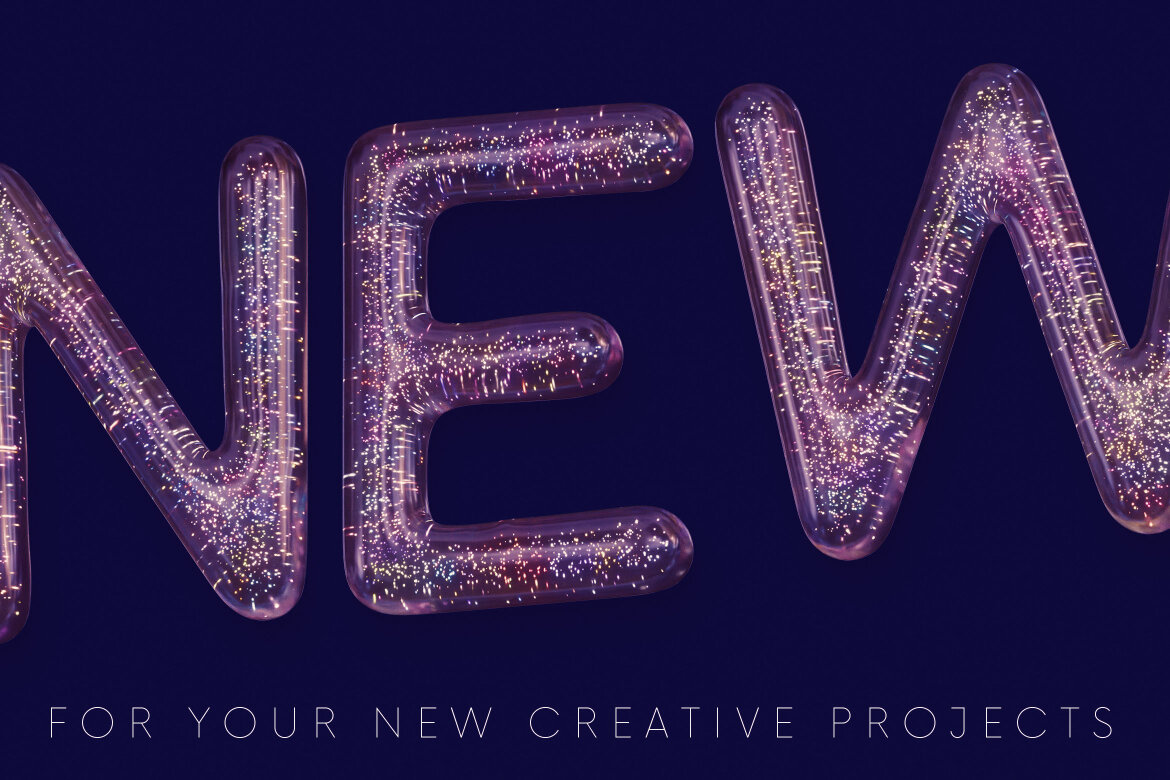 Micro Particles - Free 3D Alphabet - view 4