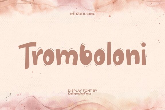 Tromboloni FREE Font