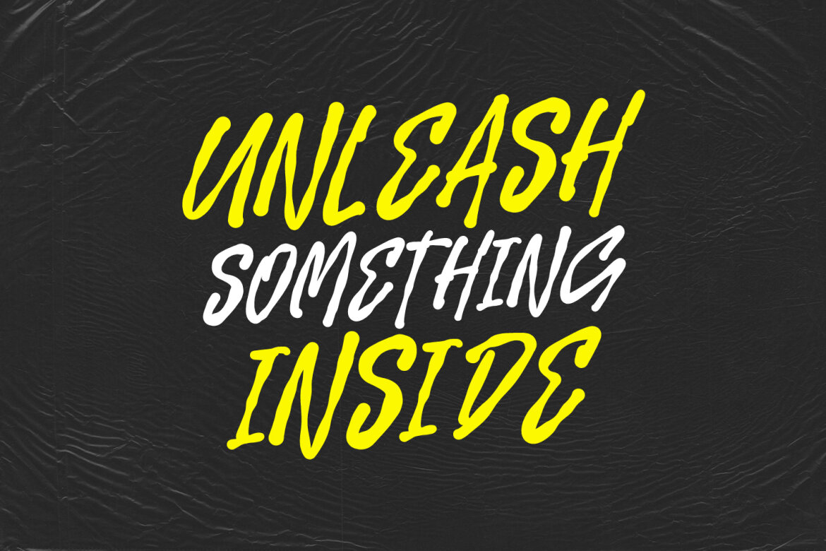 Grous Hiraco Paint Brush FREE Font - view 4