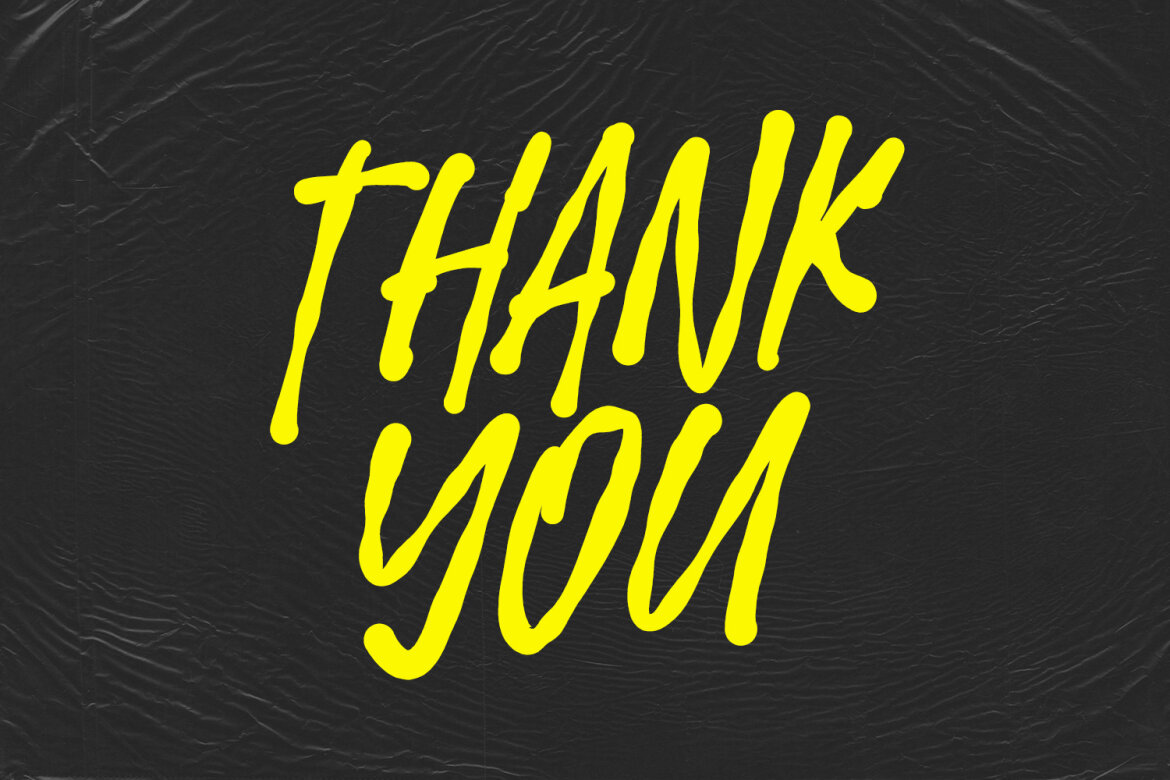 Grous Hiraco Paint Brush FREE Font alternate