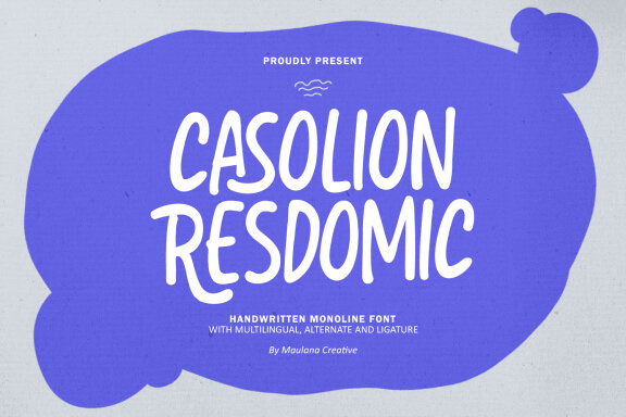 Casolion Resdomic Playful FREE Font
