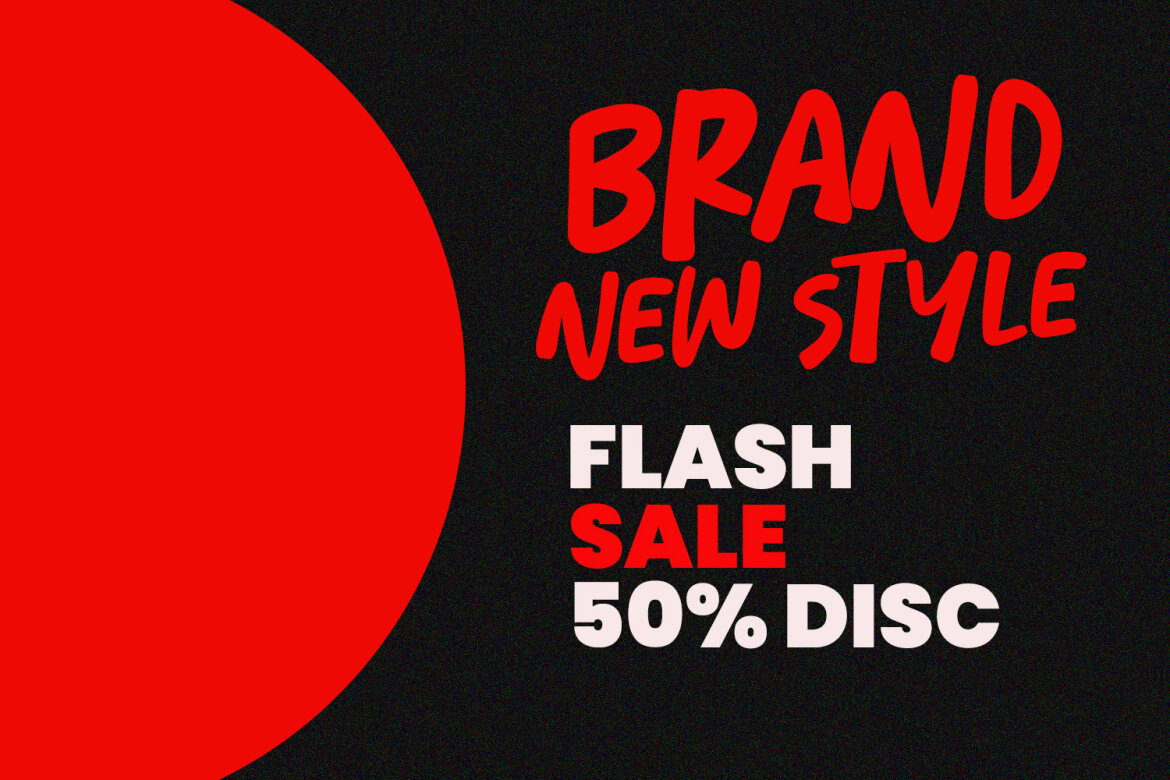 Elvsion Stright FREE Display Font - view 3