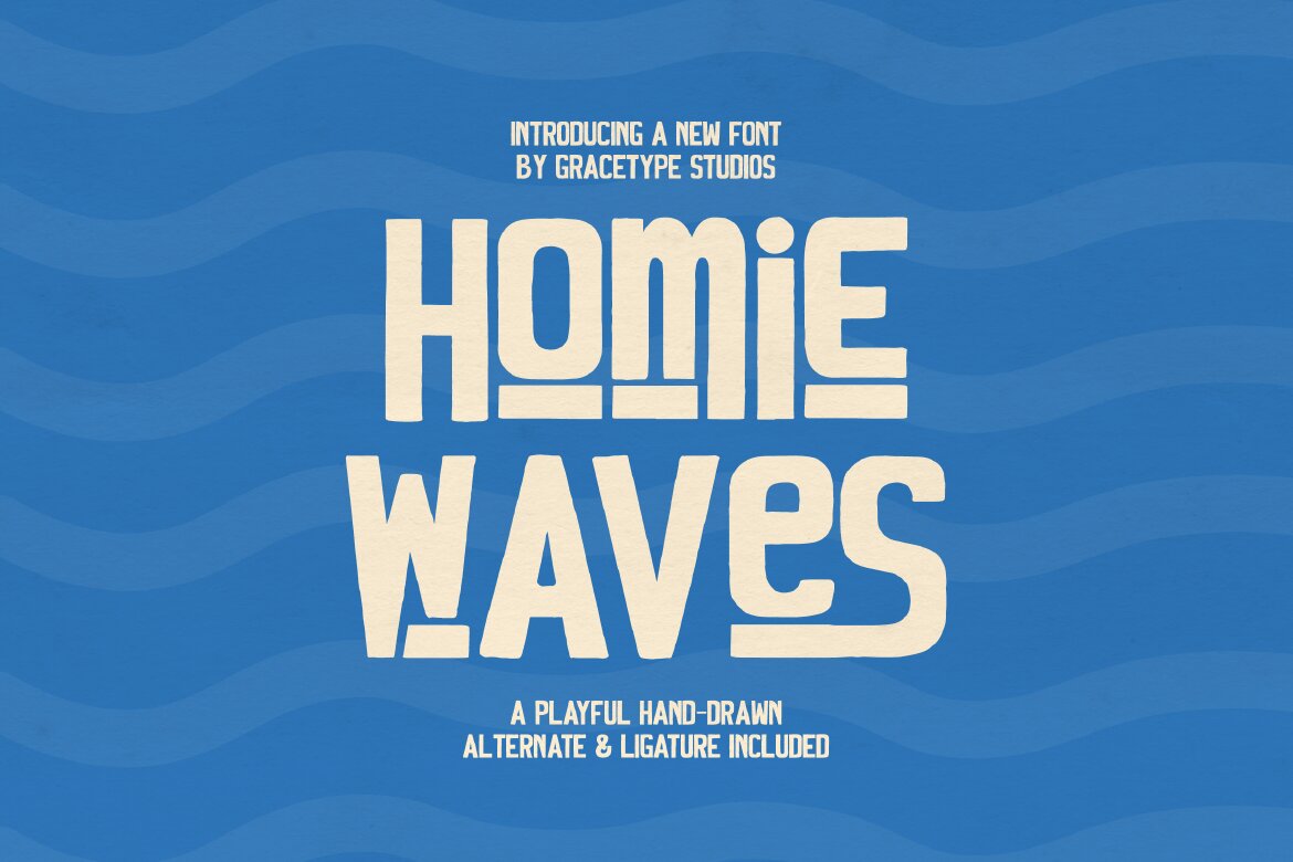 Homie Waves | Playful Hand Drawn