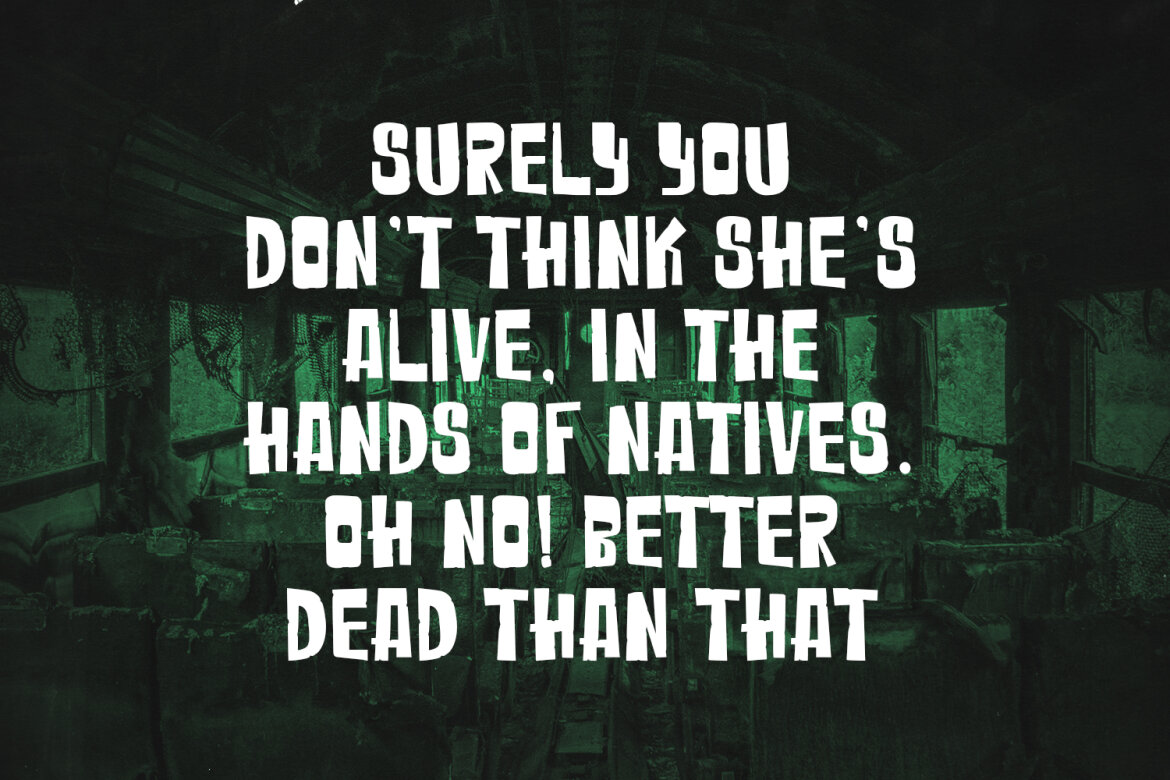 Zombreak Horror Vintage FREE Font - view 5