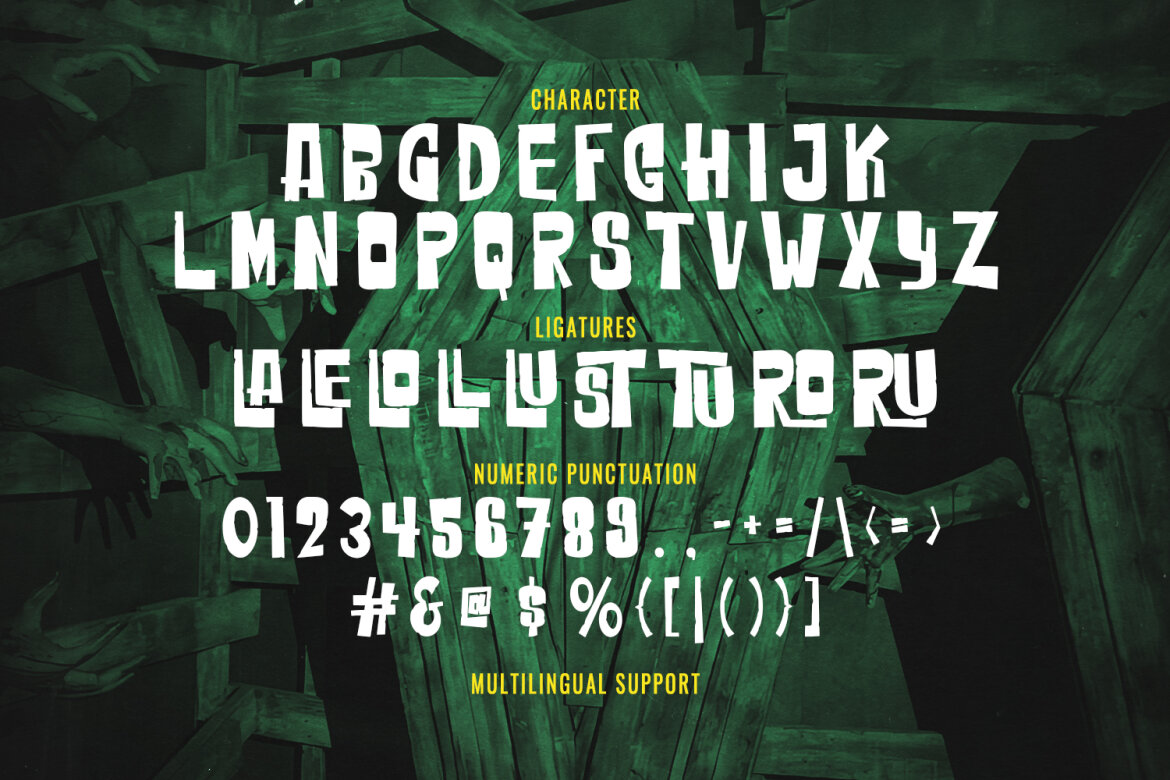 Zombreak Horror Vintage FREE Font alternate