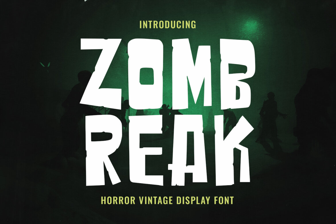 Zombreak Horror Vintage FREE Font