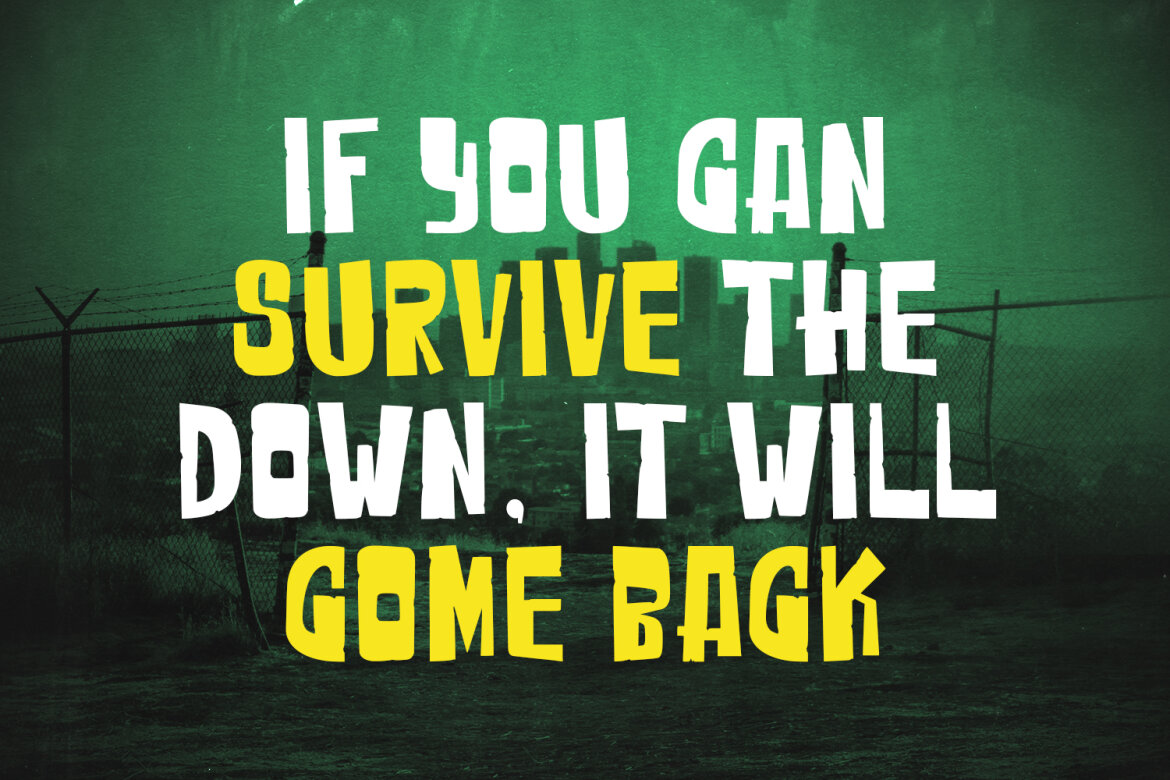 Zombreak Horror Vintage FREE Font alternate