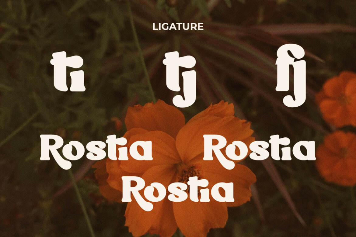Rostia Font alternate