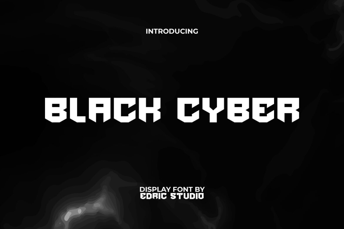 Black Cyber FREE Font alternate