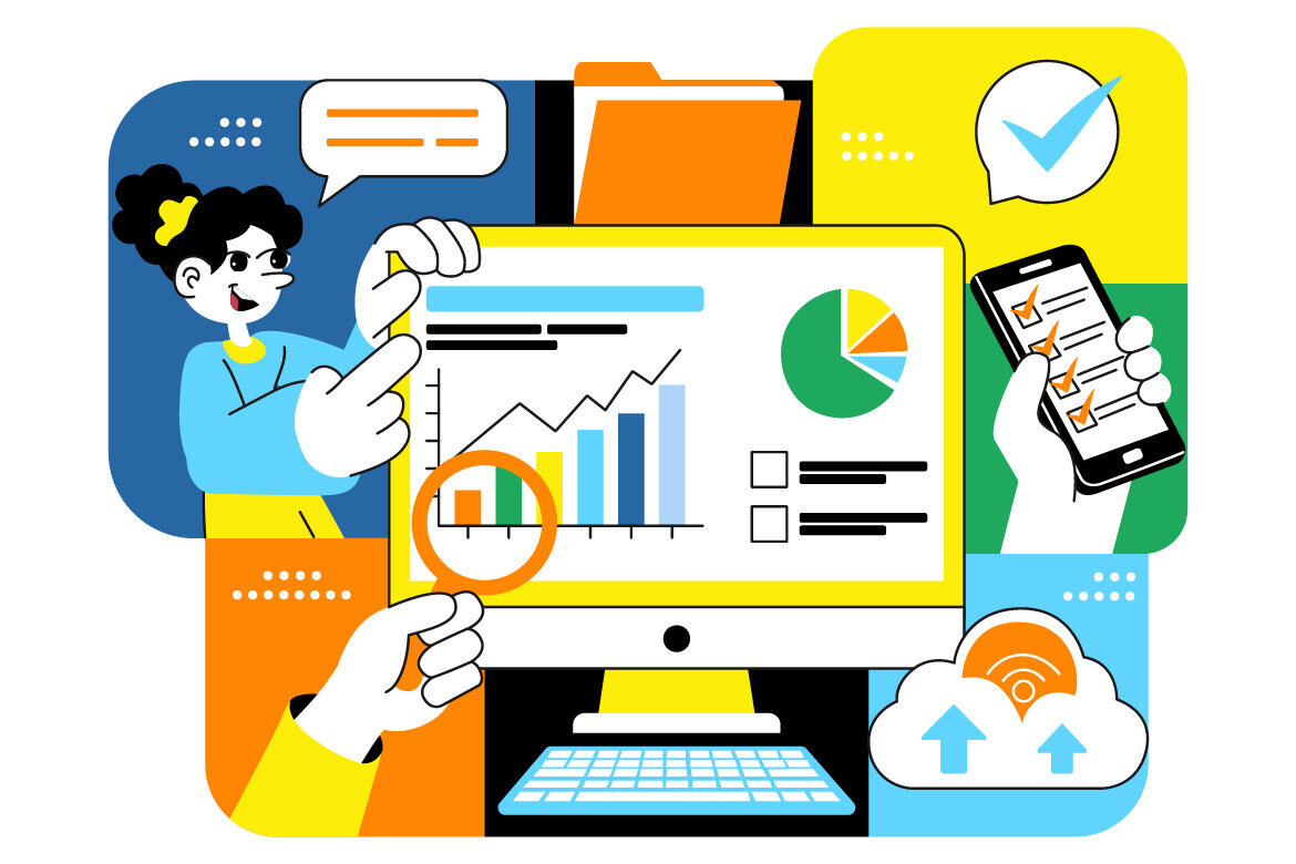 10 Remote Team Collaboration FREE Illustrations - view 4