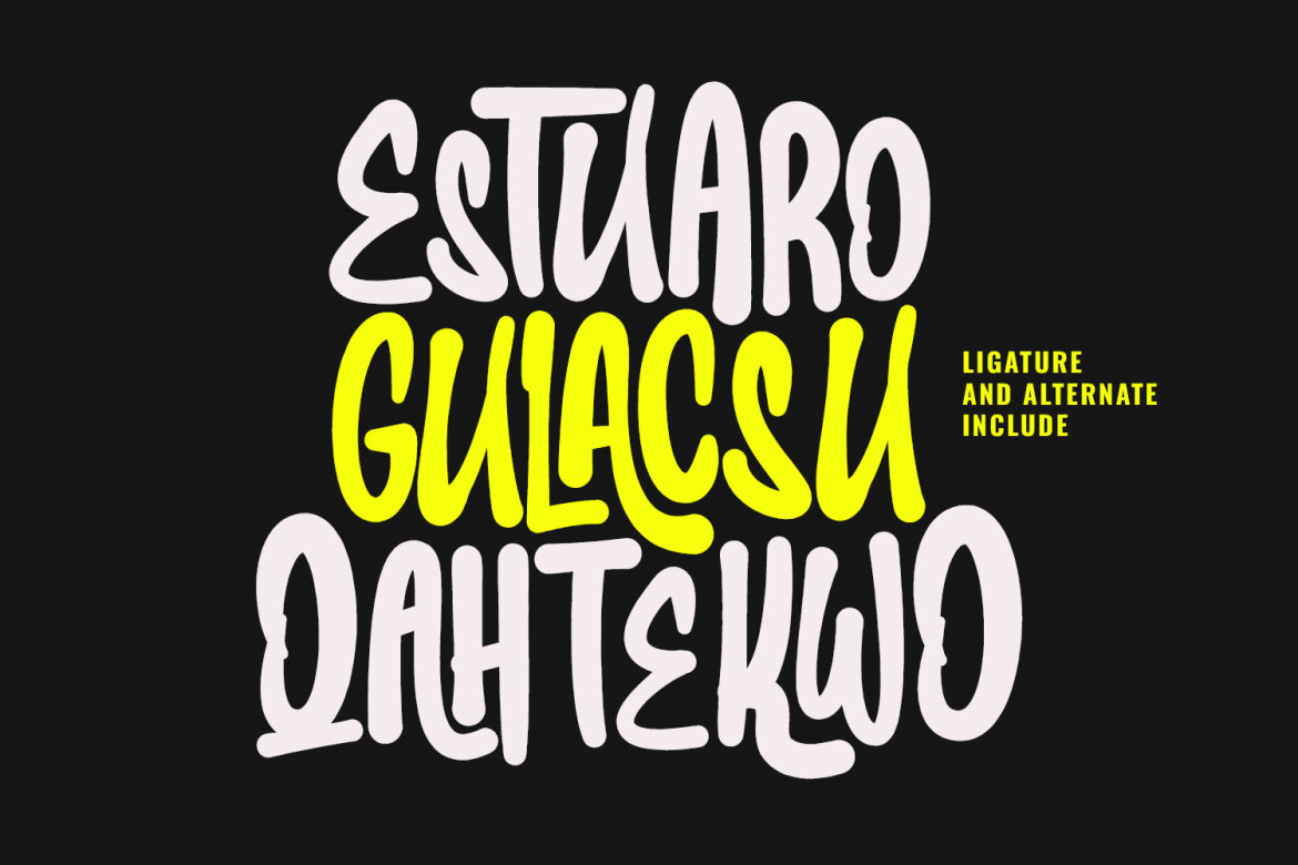 Tukah Melasick Urban FREE Font alternate