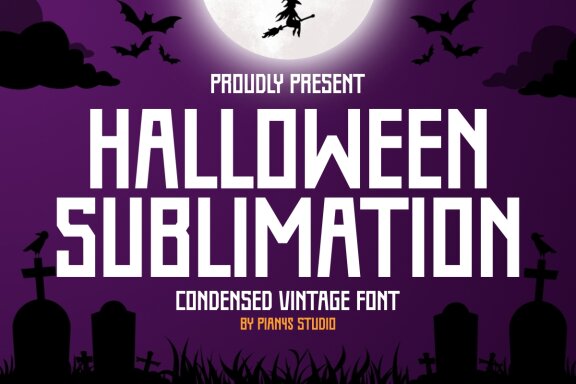 Halloween Sublimation - FREE Font