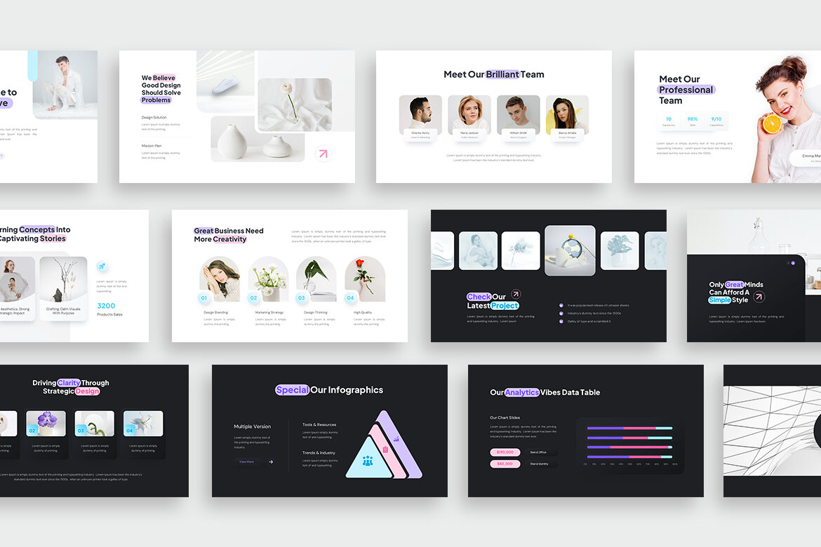  SoftWave - Creative Agency Presentation Template alternate