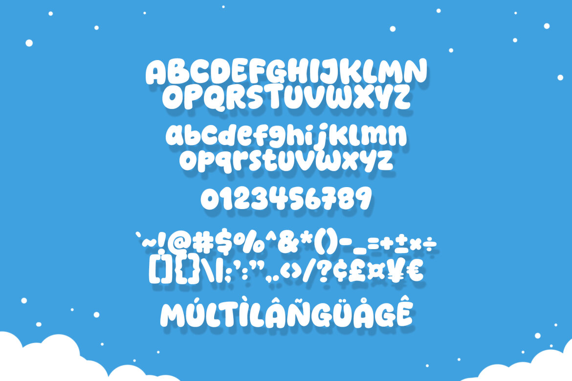 Blue Winter FREE Font - view 4