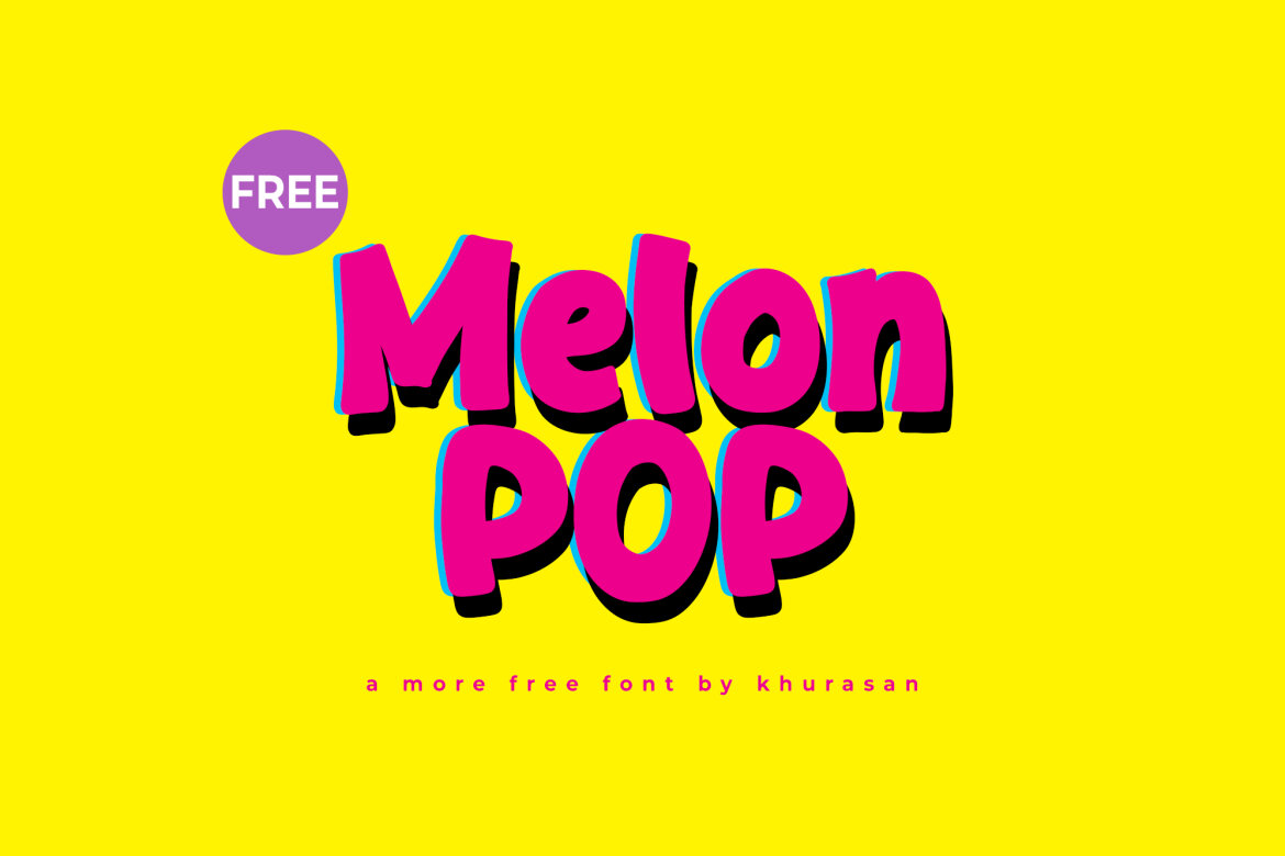 Melon Pop FREE Font alternate