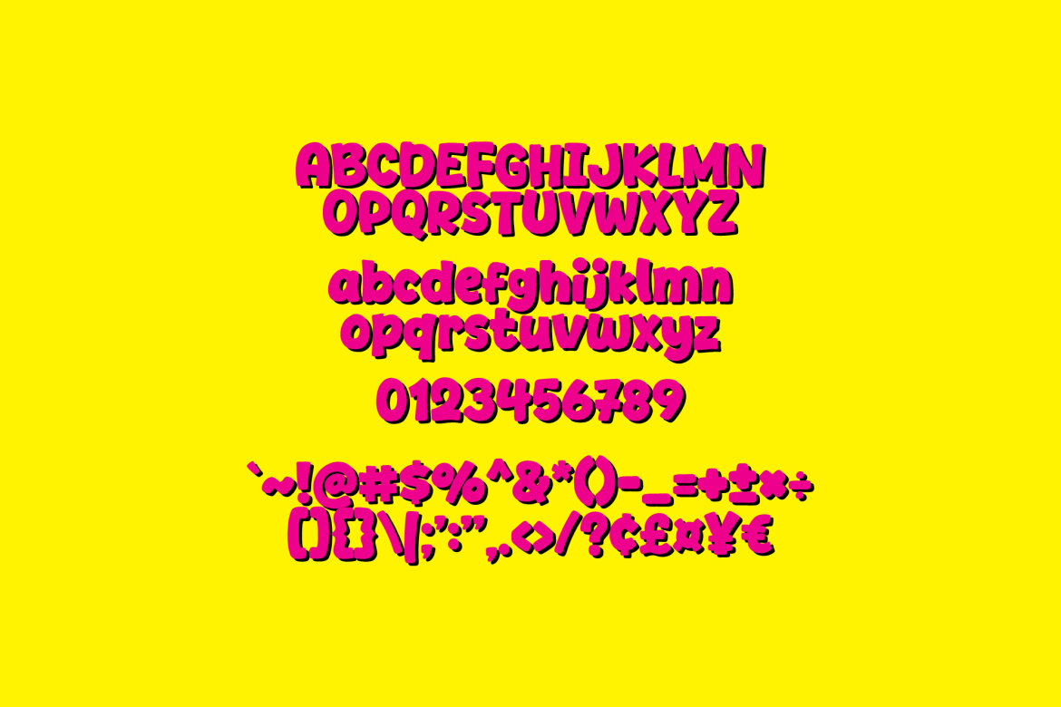 Melon Pop FREE Font alt