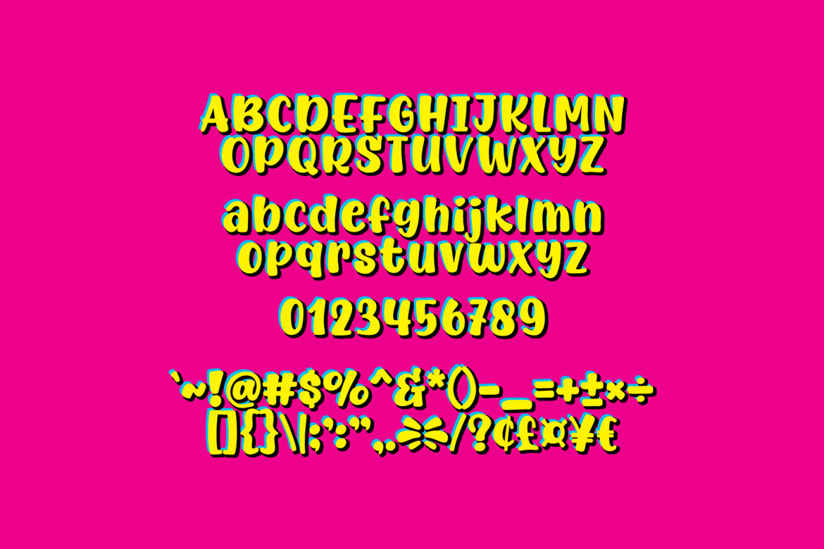Butterpop FREE Font - view 4