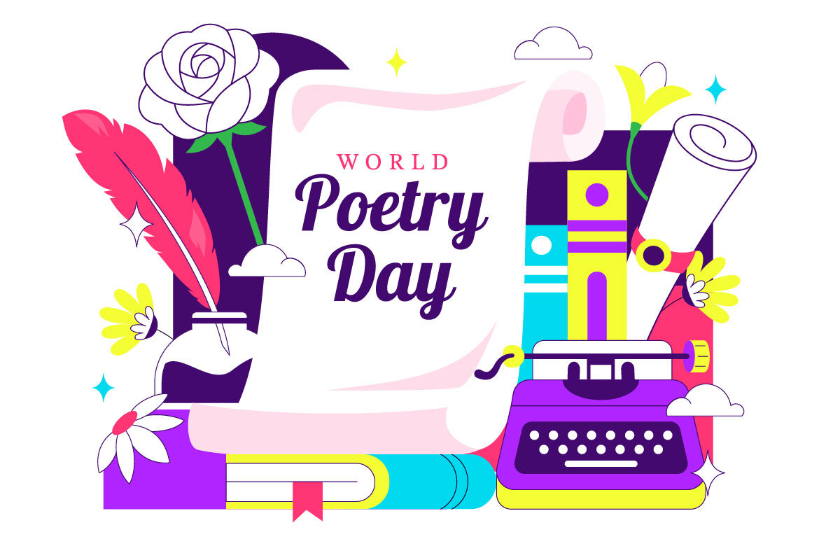 10 World Poetry Day Illustration