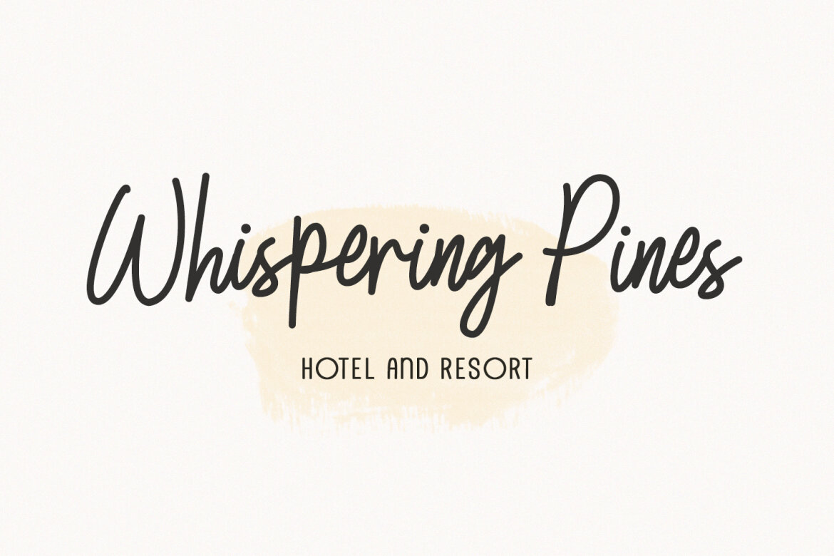 Kertang Elegant Monoline Signature Font - view 6