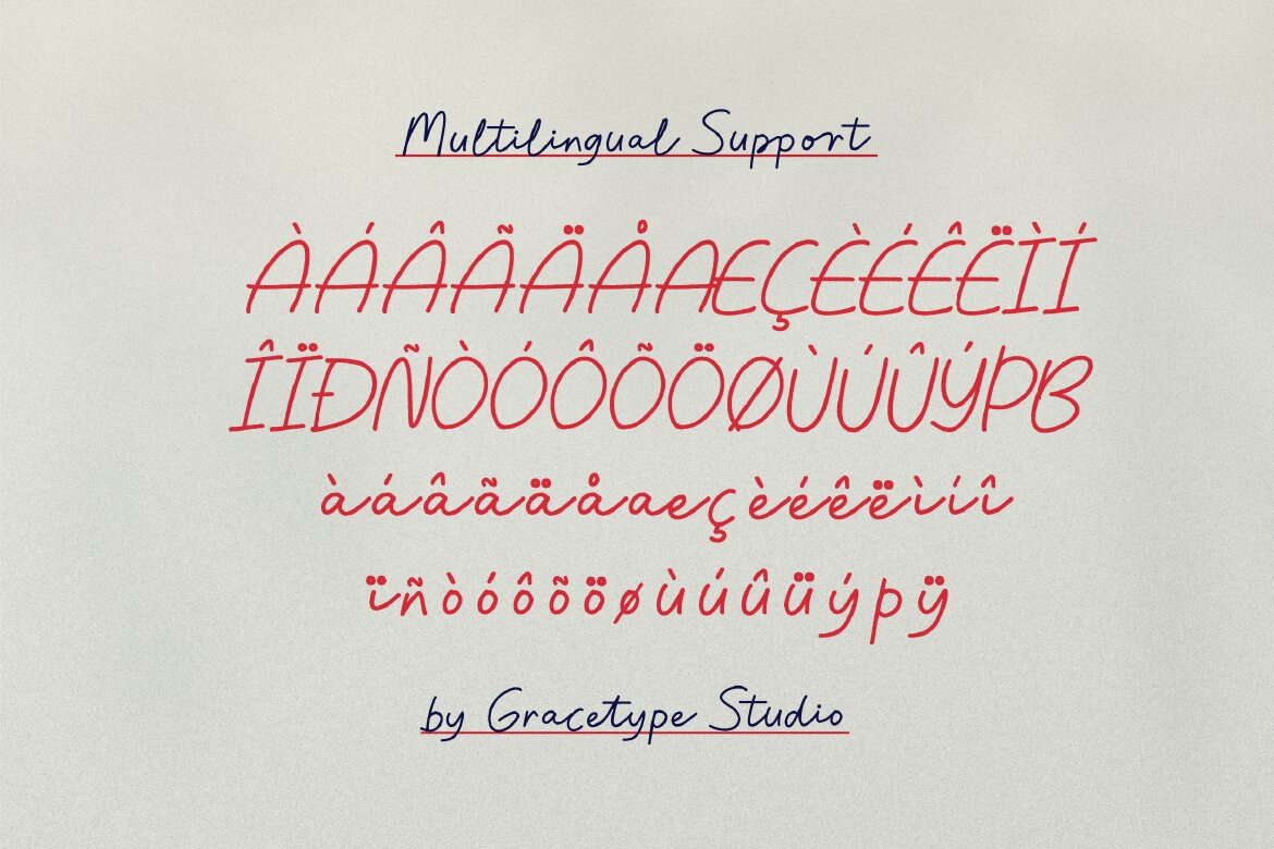 Looseform Pressure | Casual Handwritten Script - view 11