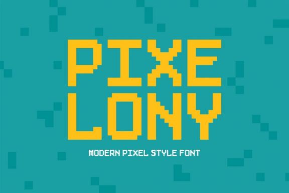 Pixelony Font