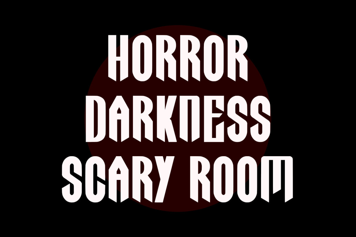 Tsagaru Modern Horror Blackletter Display Font - view 5