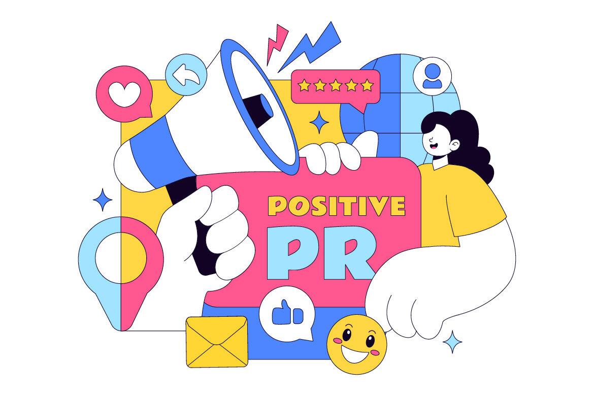 10 Public Relations Positive Illustration