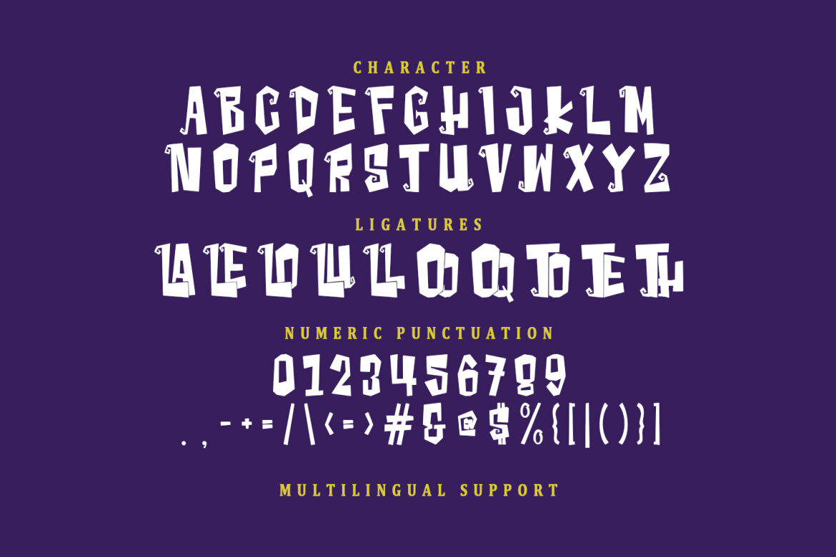 Magiblox Spooky Playful Horror Font - view 7