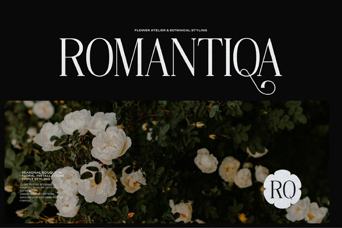 Angdiva | Display Serif Font - view 3