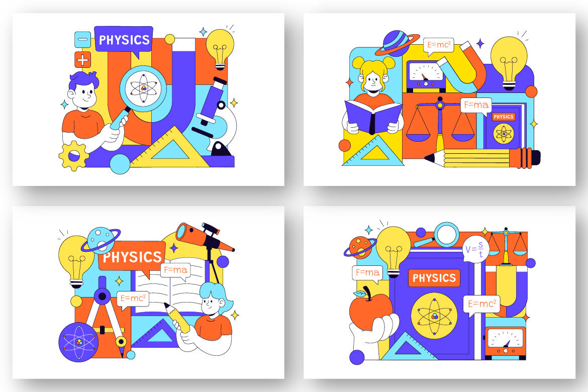 10 Physics Education Illustration - view 3
