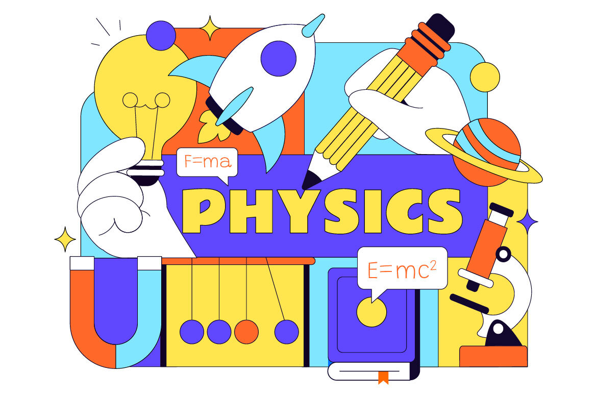 10 Physics Education Illustration alt