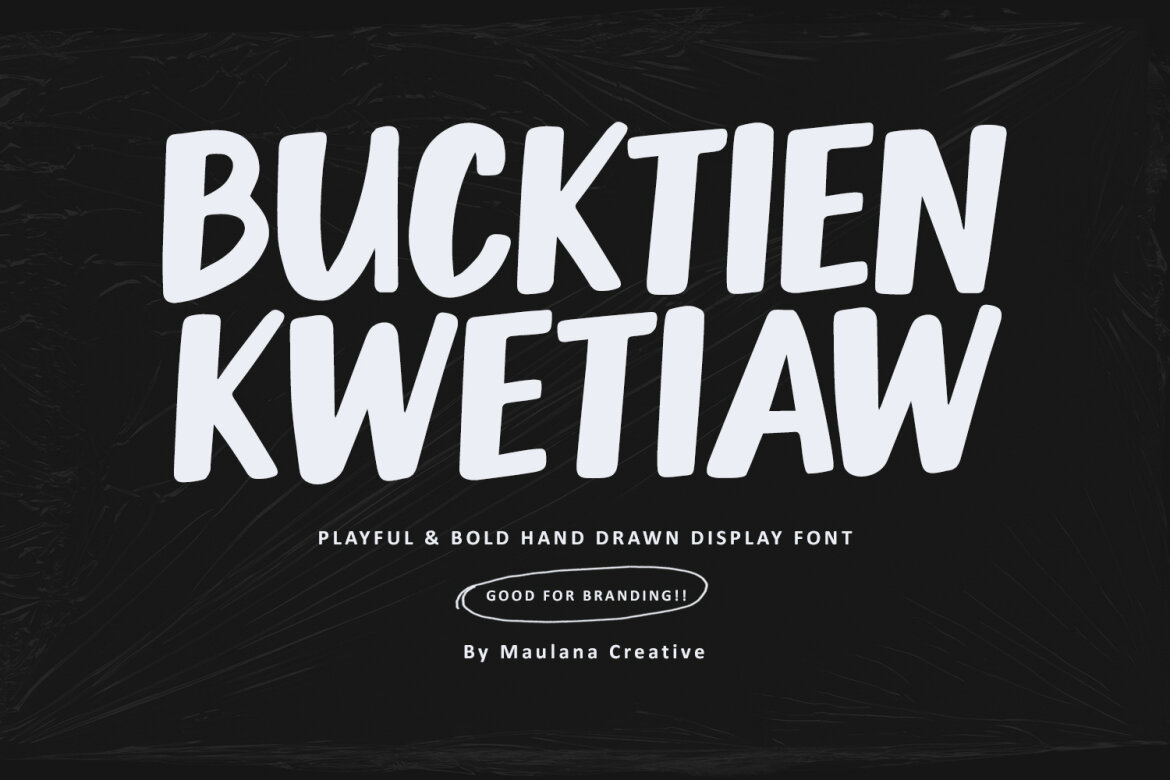 Bucktien Kwetiaw Playful Bold Hand Drawn Display