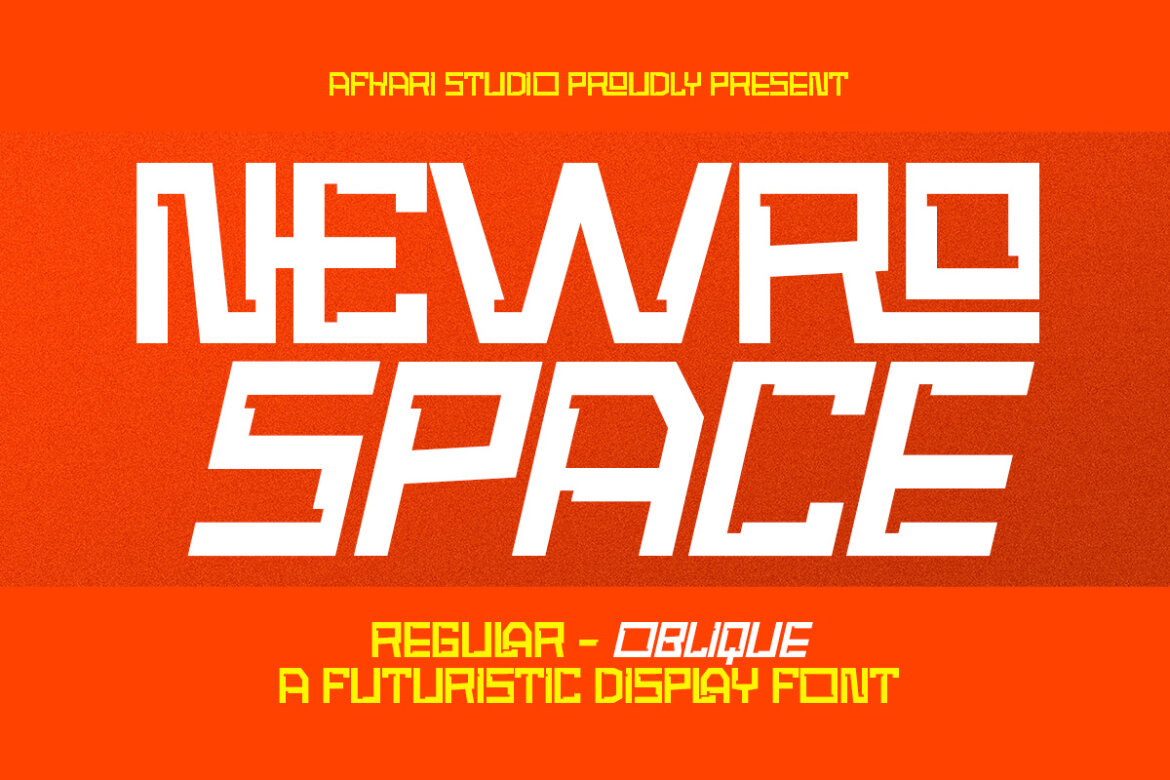 Newro Space - Modern Futuristic Display Font