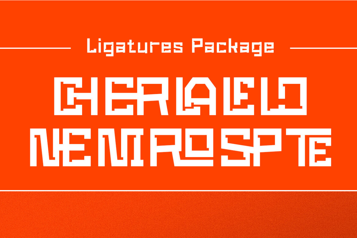 Newro Space - Modern Futuristic Display Font - view 6