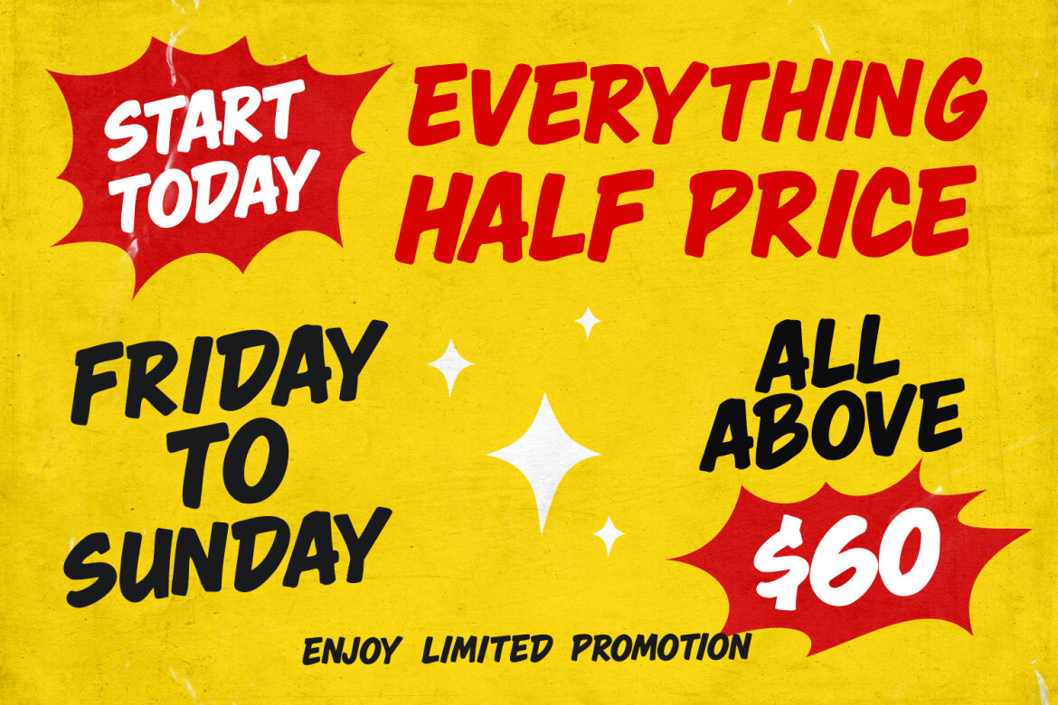 Hickolis Cromeson Free Font - view 4