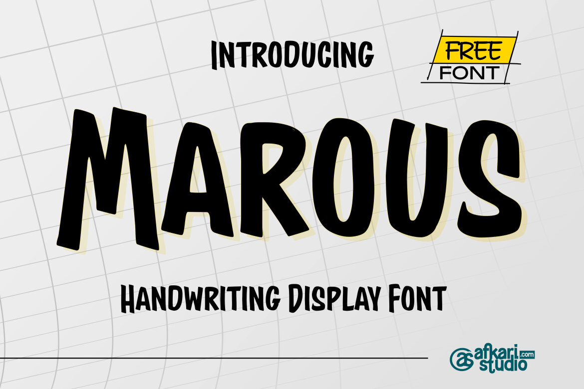 Marous – Handwritten Free Font