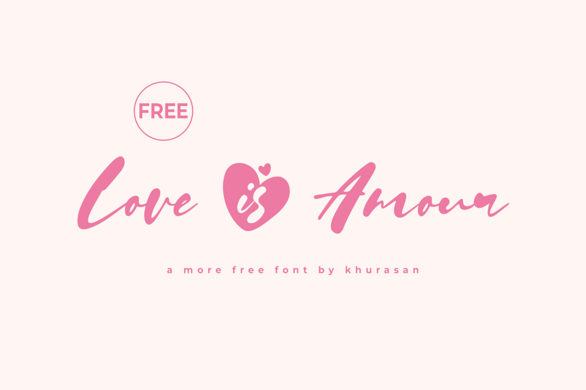 Love is Amour Free Font