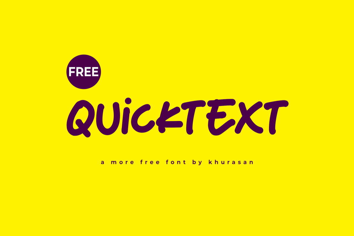 Quicktext Free Font