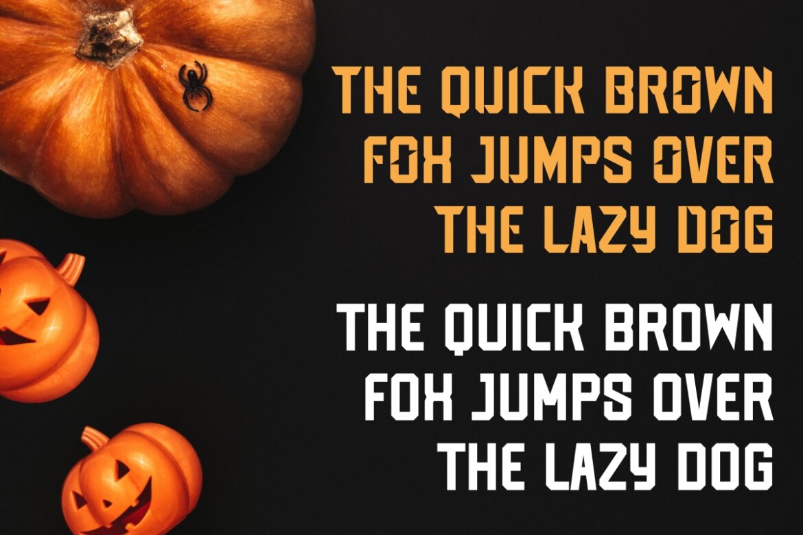 Spooky Pumpkin - FREE Font - view 7