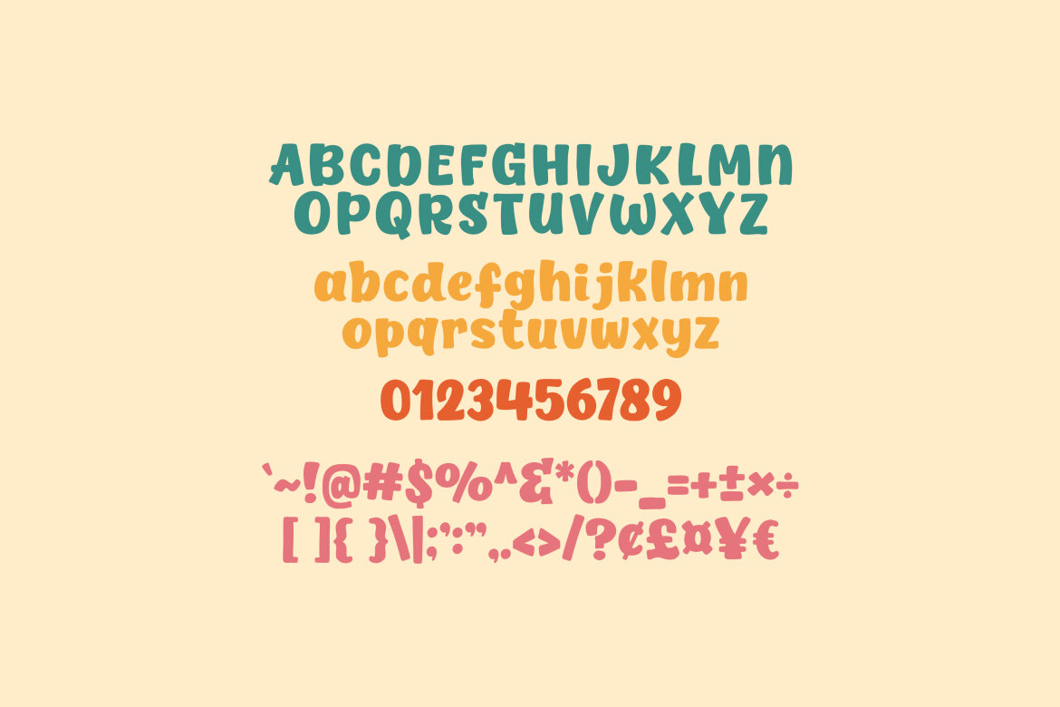 Kindergo Free Font - view 4