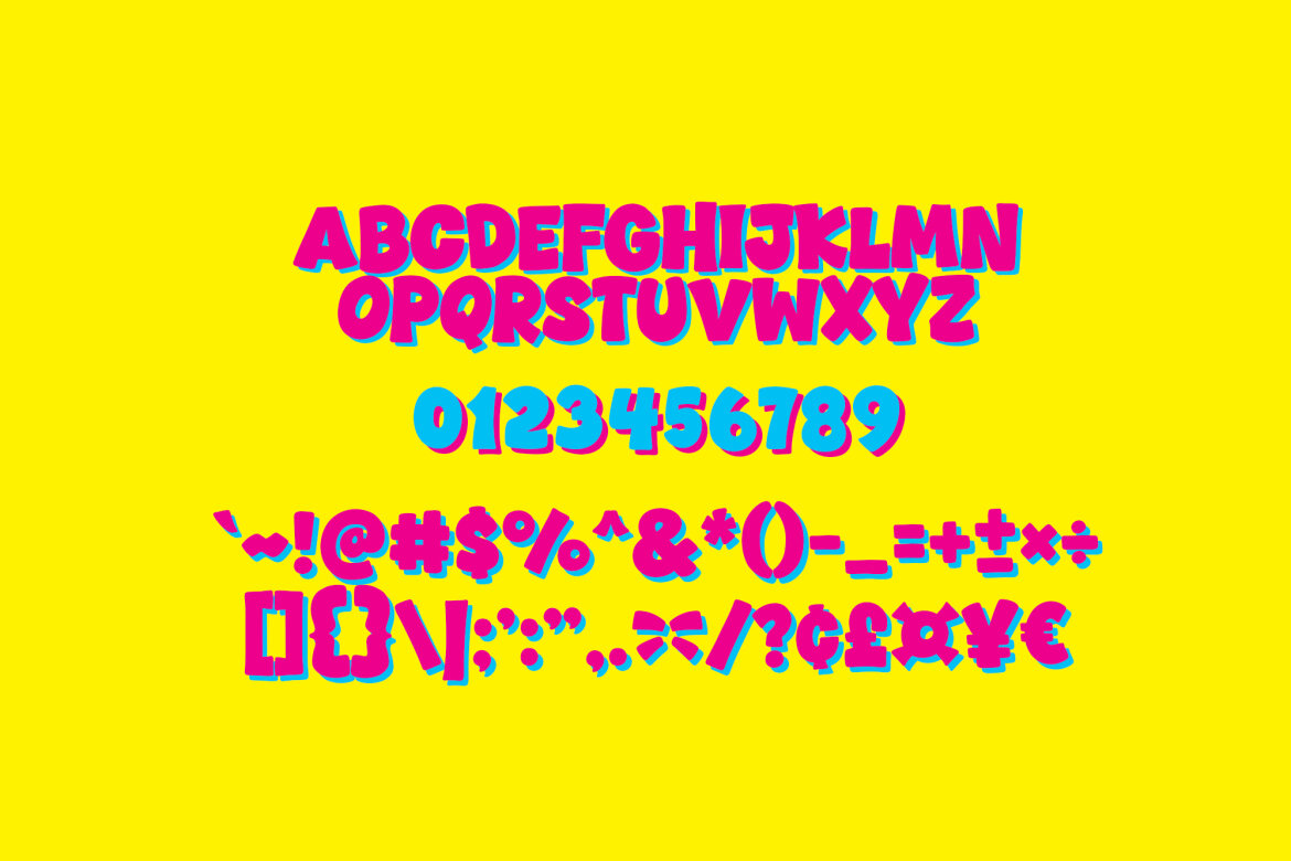 Showpop Free Font - view 4