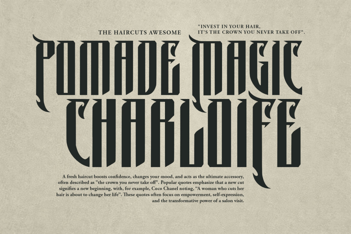 Puscreb Gothic Free Font