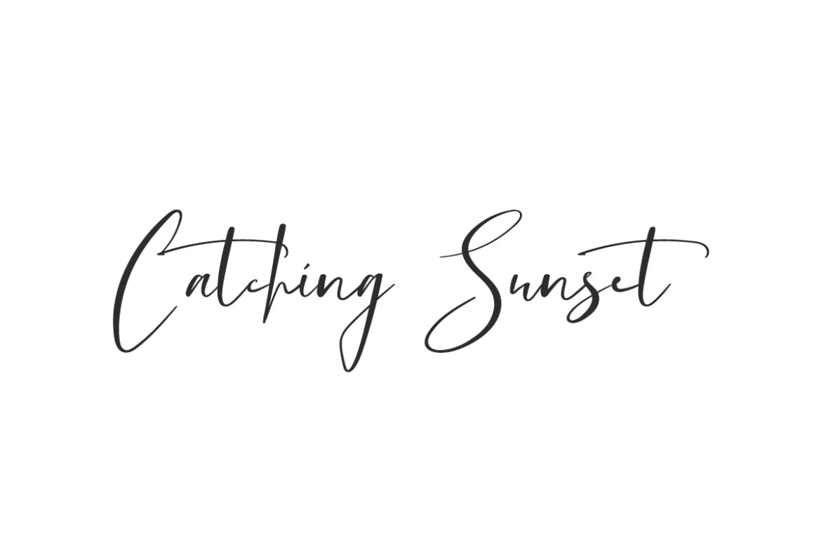 Catching Sunset Free Font