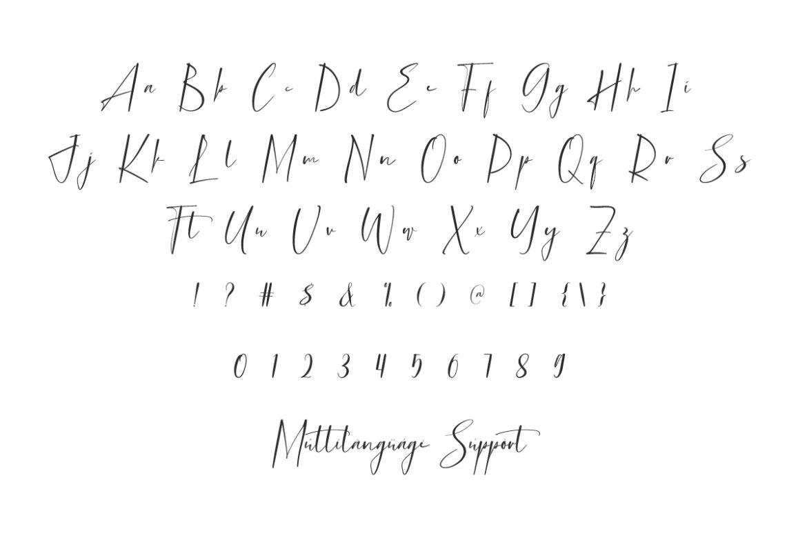 Catching Sunset Free Font - view 5